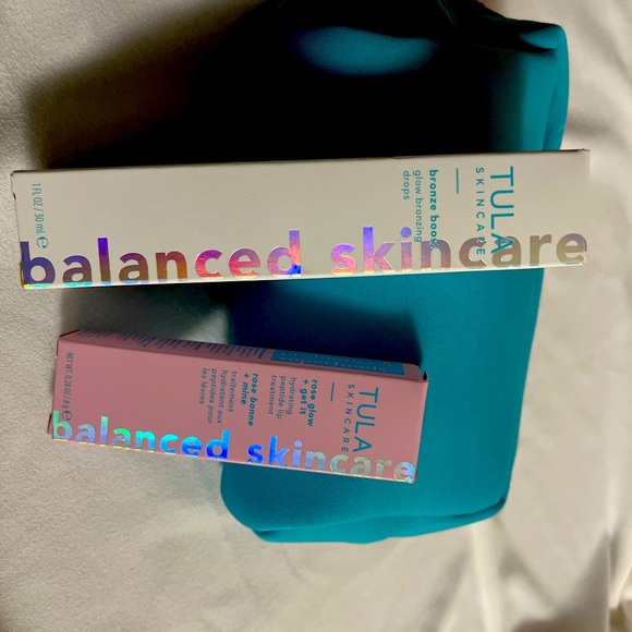Tula Other - Tula skincare bundle glow boost bronzing drops peptide lip combo brand new